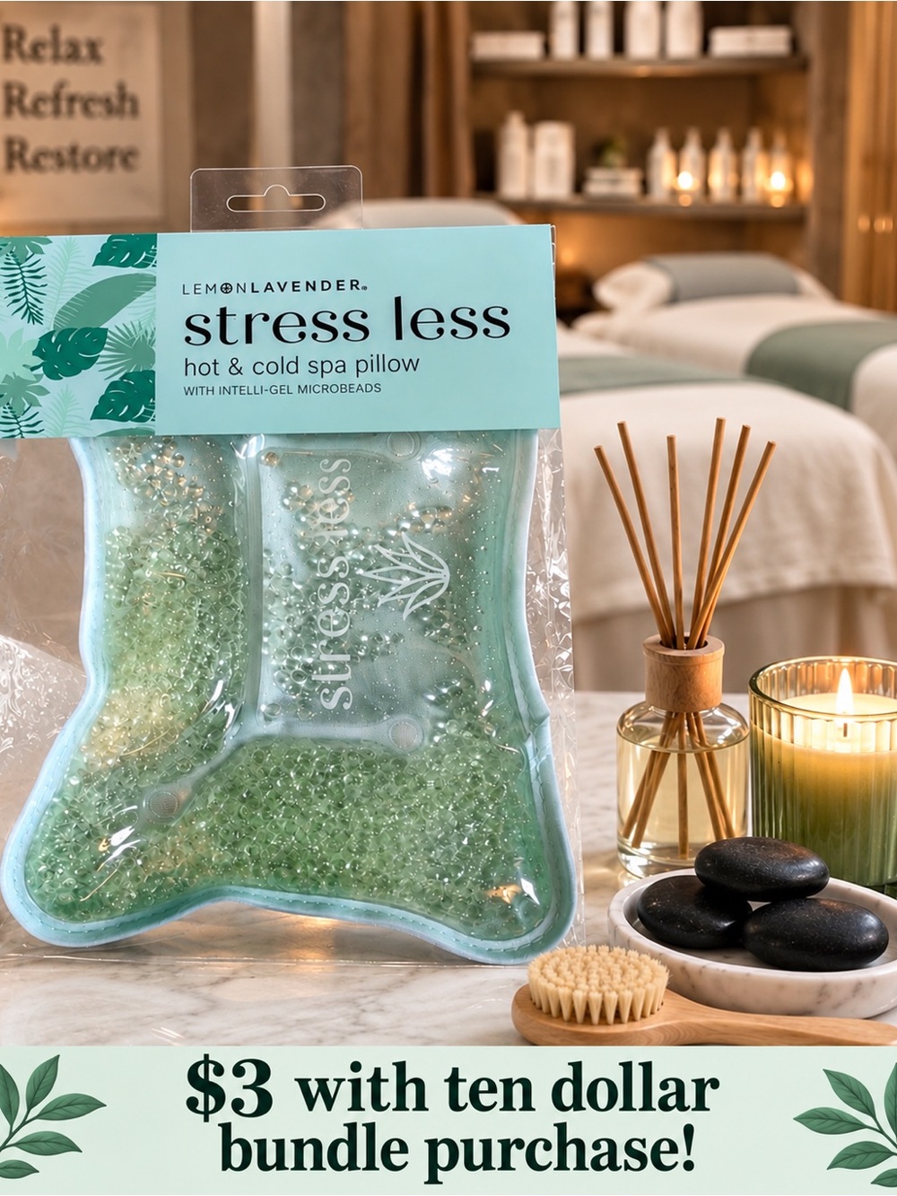 Lemon Lavender Spa Pillow, Lavender